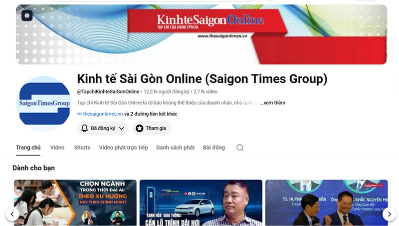 Fanpage Kinh tế Sài Gòn Online (Saigon Times Group)